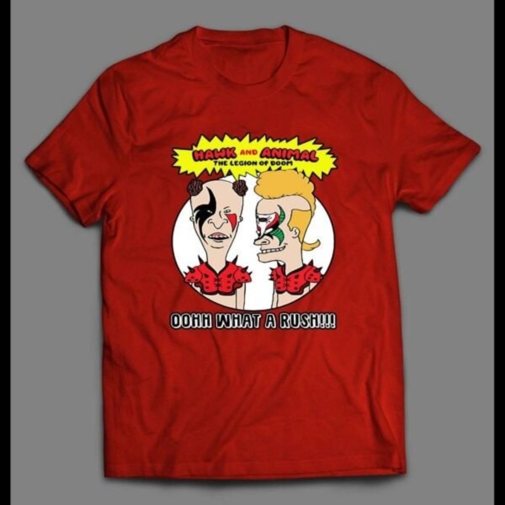 Hawk & Animal TV Cartoon Comic Parody Shirt